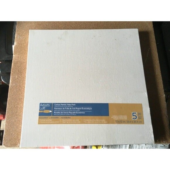 Artist Loft 12x12 Canvas Pack of 5 - Picture 2 of 2
